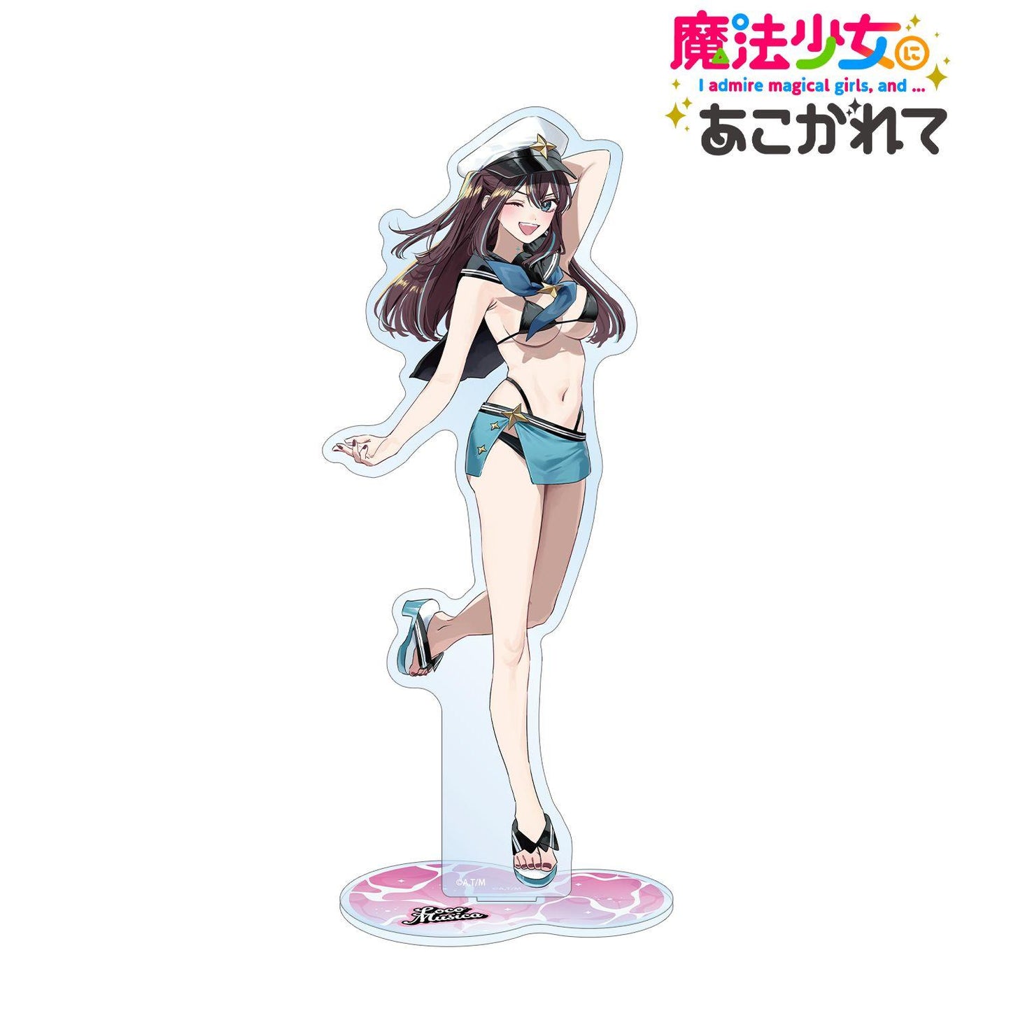 夢想成為魔法少女 羅科穆吉卡系列 千種みのり BIG亞克力立牌 水著ver.