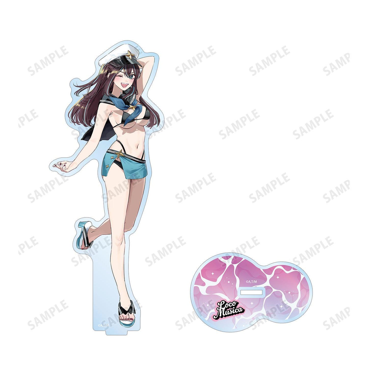 夢想成為魔法少女 羅科穆吉卡系列 千種みのり BIG亞克力立牌 水著ver.