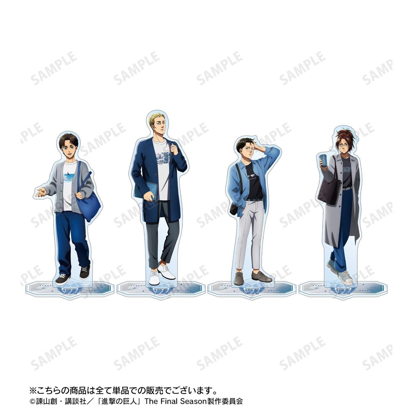 《進擊的巨人》 描き下ろし系列 第二彈 エレン BIG亞克力立牌 シミラールックver.