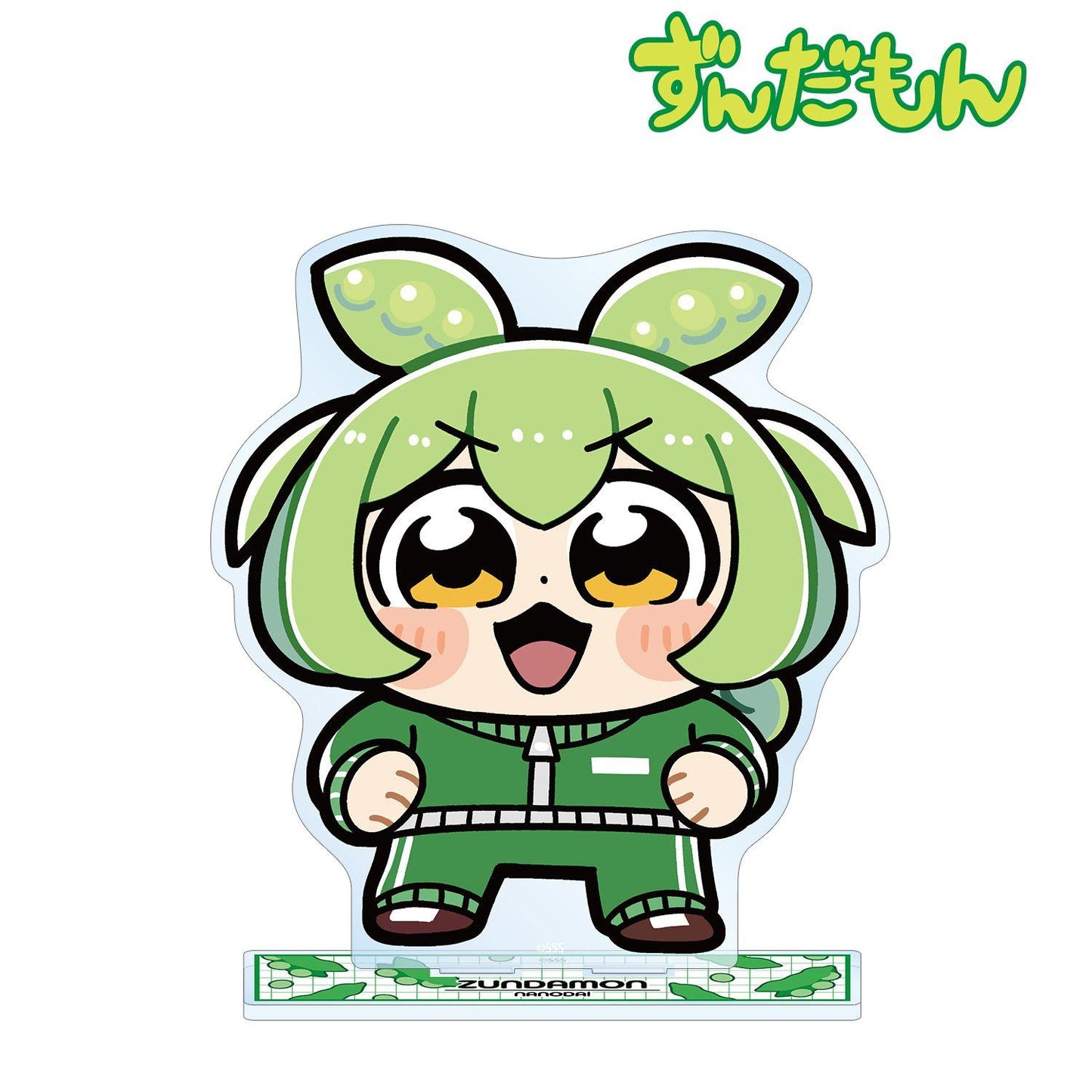 ずんだもん 大川ぶくぶ插畫系列 ジャージずんだもんスクールver. 大號亞克力立牌