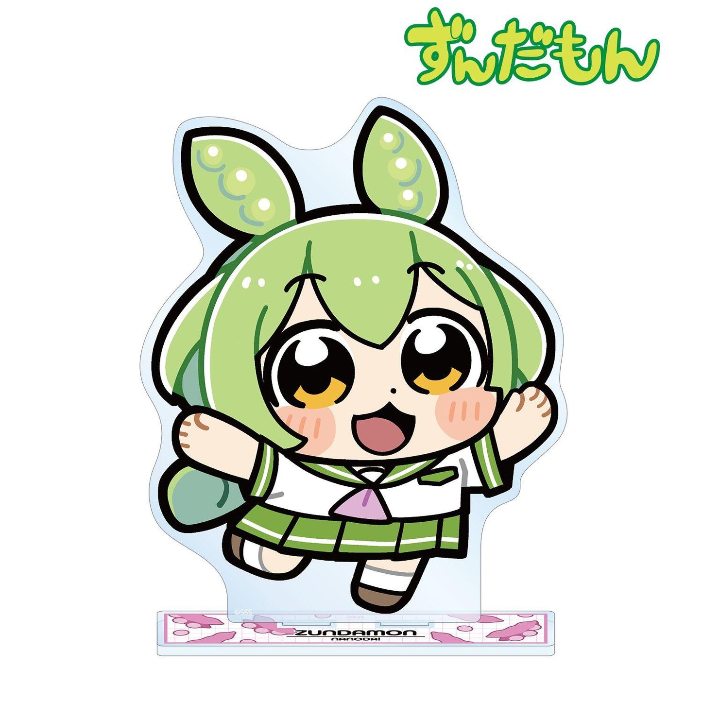 ずんだもん（ずんだもん） 大川ぶくぶ插畫 夏水手服ずんだもん School ver. BIG亞克力立牌
