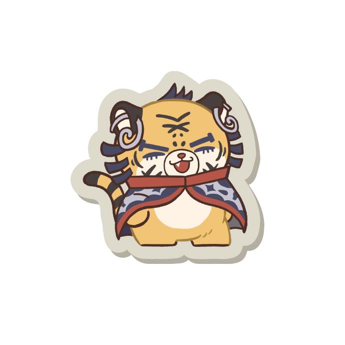 黃金神威（黃金神威） 動物草原系列 キロランケ 刺繡徽章 18款