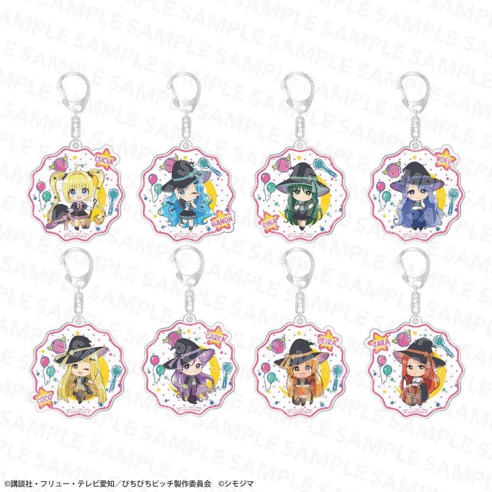 マーメイドメロディー（人魚的旋律） 交易式亞克力鑰匙扣 シモジマコラボ版 完整套裝