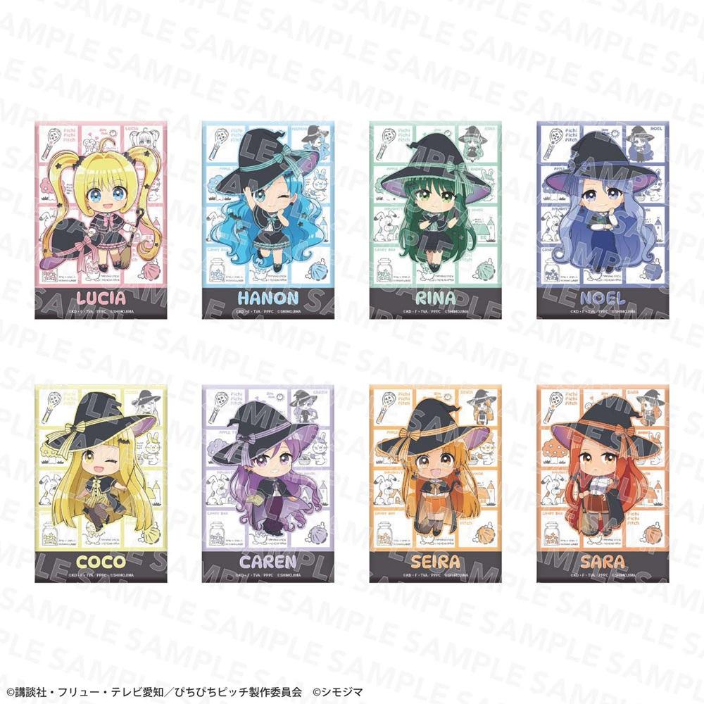 マーメイドメロディー（人魚的旋律） 方形徽章 全套BOX 1BOX/8パック入り シモジマコラボver.
