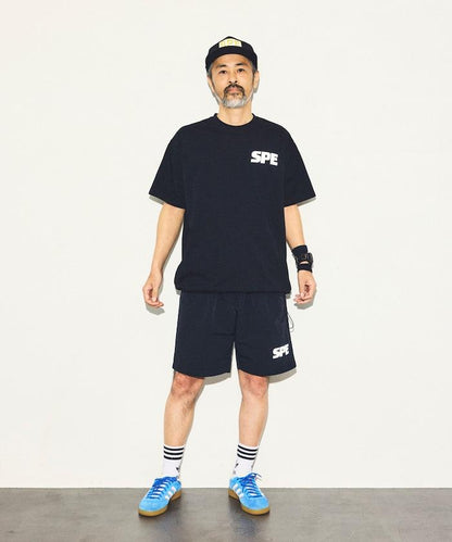 SPECIAL OTHERS ×FREAK'S STORE 反光logo印花 鬆緊腰 尼龍 休閒短褲