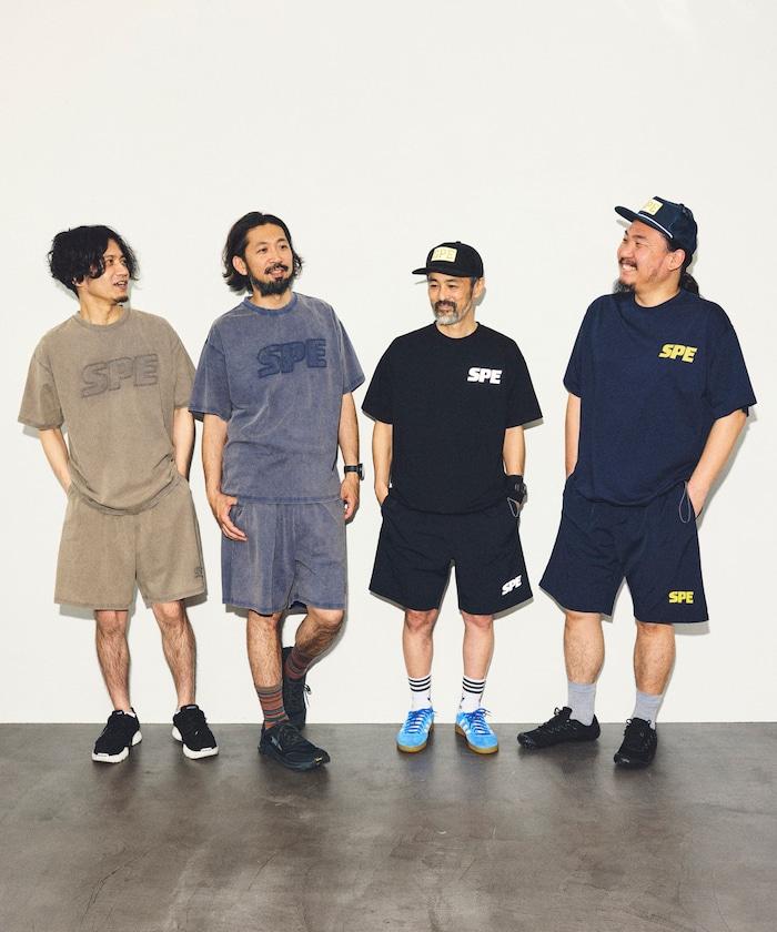 SPECIAL OTHERS ×FREAK'S STORE 復古做舊風 損壞效果Logo 鬆緊短褲