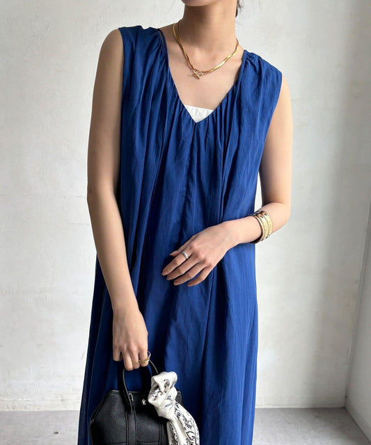 前後兩穿 棉薄紗 連衣裙