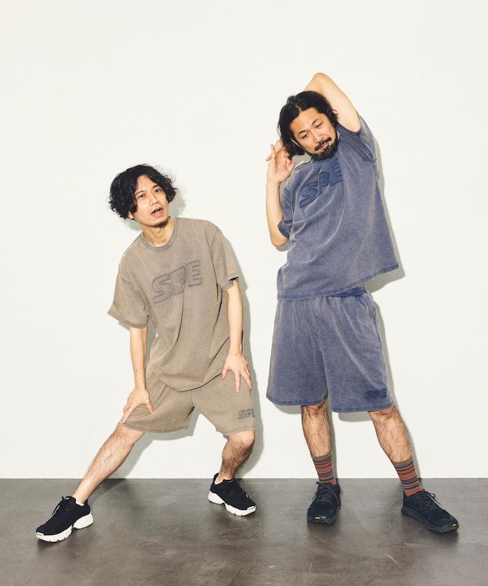 SPECIAL OTHERS ×FREAK'S STORE 復古做舊風 損壞效果Logo 鬆緊短褲