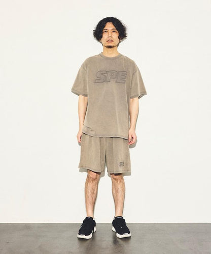 SPECIAL OTHERS ×FREAK'S STORE 復古做舊風 損壞效果Logo 鬆緊短褲