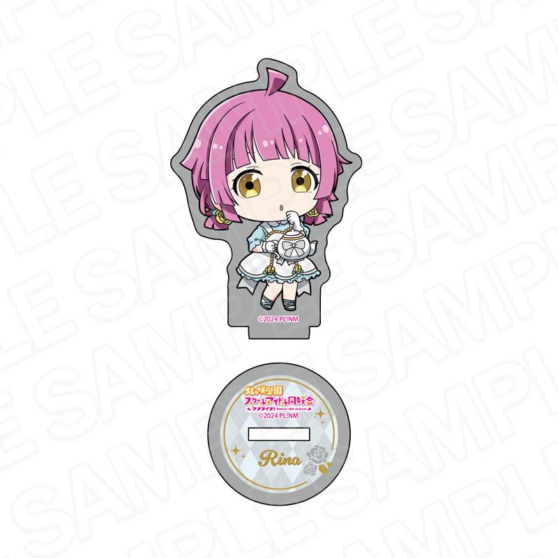 ラブライブ!虹ヶ咲學園スクールアイドル同好會（Love Live! 虹咲學園學園偶像同好會） 天王寺璃奈 亮片迷你亞克力立牌 茶會Q版 ver.