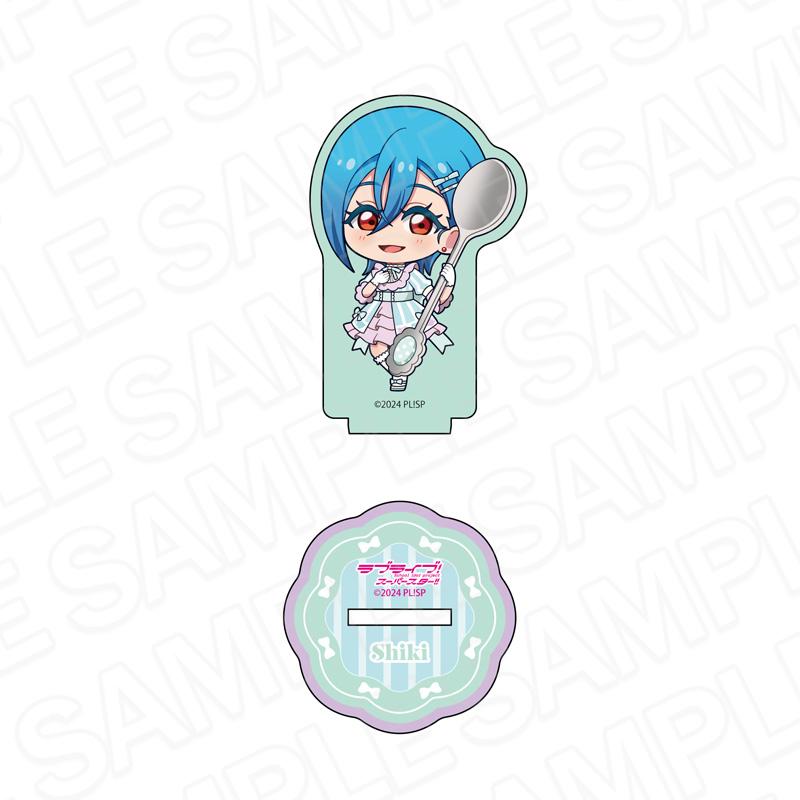 LoveLive! Superstar!!（學園偶像季：超級明星!!） 若菜四季 迷你亮片亞克力立牌 下午茶Q版 ver.