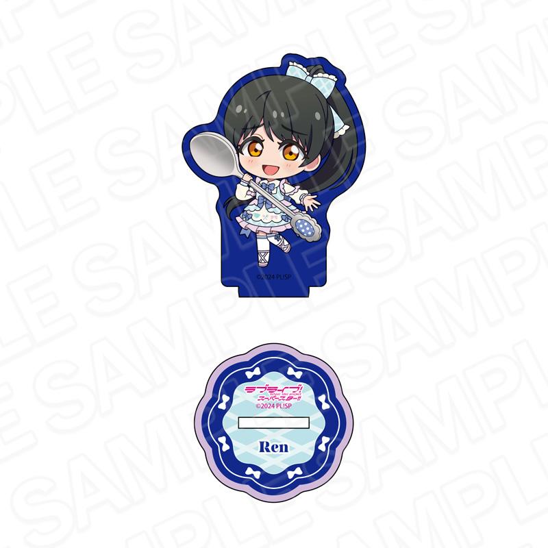 ラブライブ!スーパースター!!（超級明星!!） 系列名無 葉月戀 迷你亮粉亞克力立像 ティータイム款 デフォルメver.