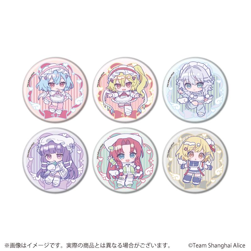 東方Project（東方Project） 天使界隈版本 第12彈 徽章套裝 全6種 迷你角色插畫款