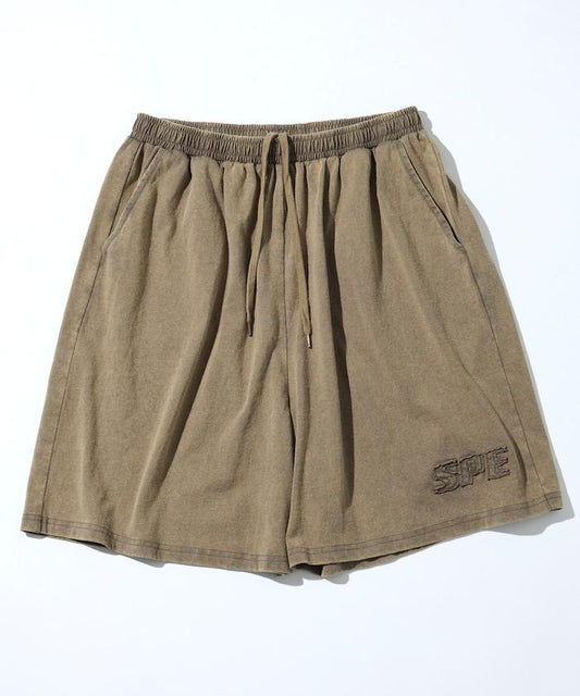 SPECIAL OTHERS ×FREAK'S STORE 復古做舊風 損壞效果Logo 鬆緊短褲