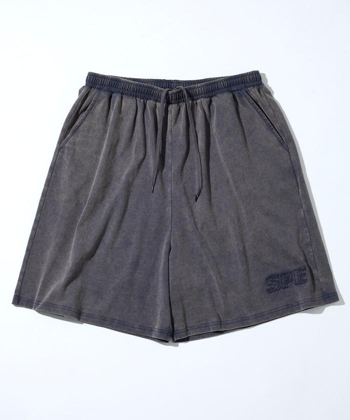SPECIAL OTHERS ×FREAK'S STORE 復古做舊風 損壞效果Logo 鬆緊短褲