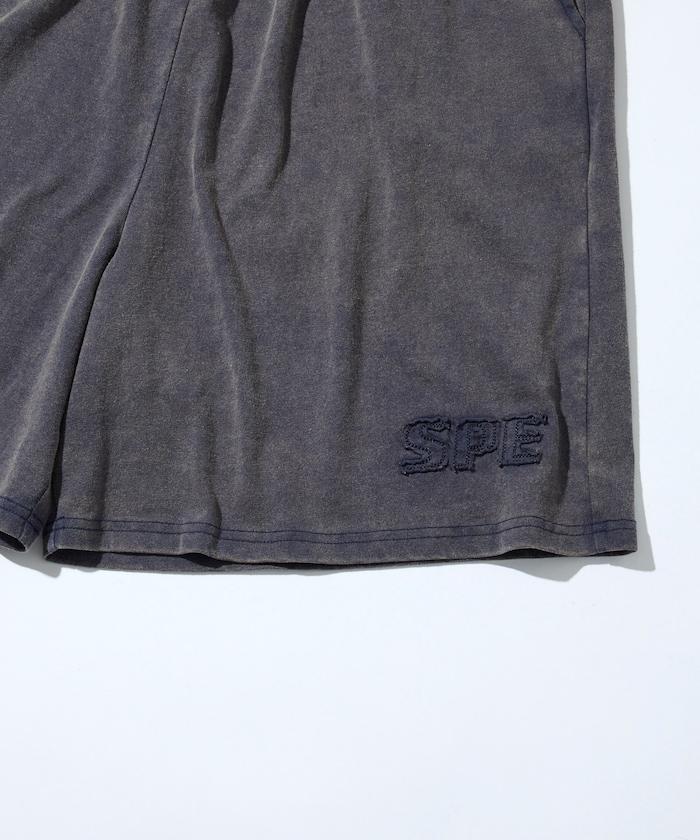 SPECIAL OTHERS ×FREAK'S STORE 復古做舊風 損壞效果Logo 鬆緊短褲