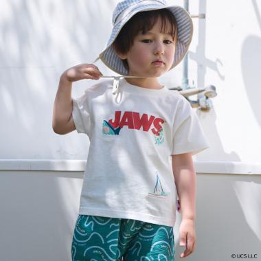 JAWS（大白鯊） 涼感圖案短袖T恤 網絡限定