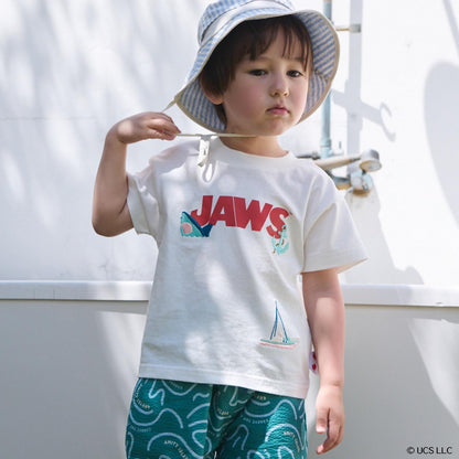 JAWS（大白鯊） 涼感圖案短袖T恤 網絡限定