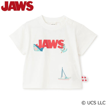 JAWS（大白鯊） 涼感圖案短袖T恤 網絡限定