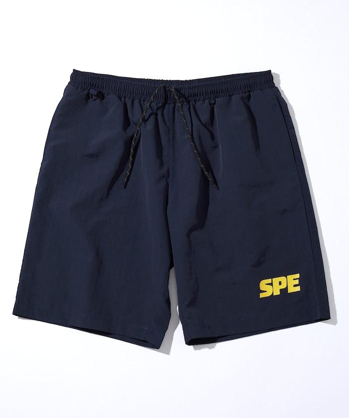 SPECIAL OTHERS ×FREAK'S STORE 反光logo印花 鬆緊腰 尼龍 休閒短褲