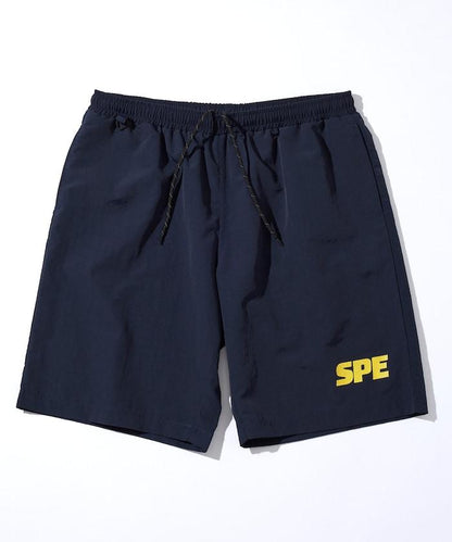 SPECIAL OTHERS ×FREAK'S STORE 反光logo印花 鬆緊腰 尼龍 休閒短褲