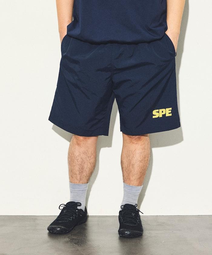 SPECIAL OTHERS ×FREAK'S STORE 反光logo印花 鬆緊腰 尼龍 休閒短褲
