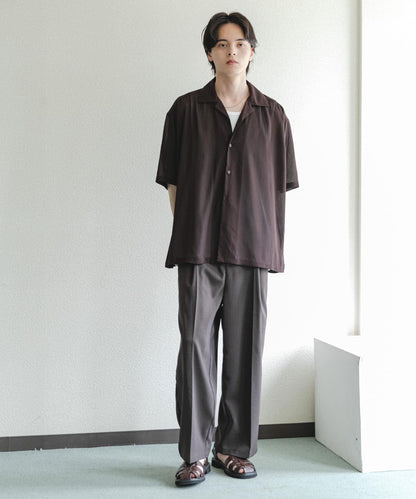 透紗楊柳質感 開領 襯衫