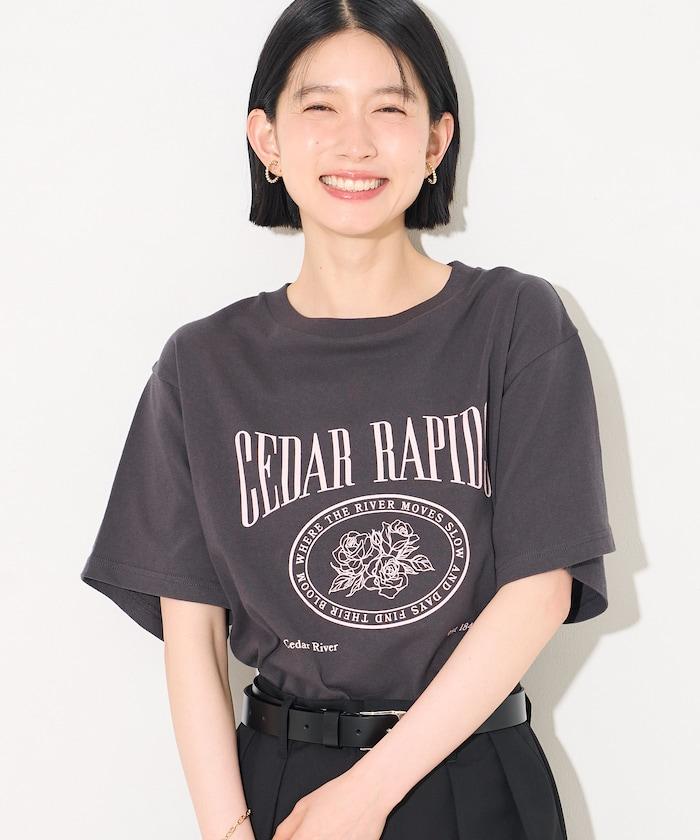 花卉印花T恤
