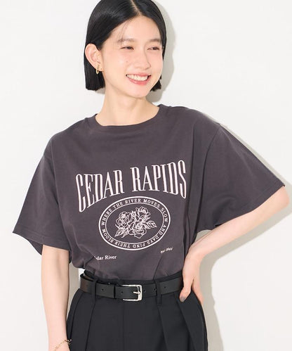 花卉印花T恤