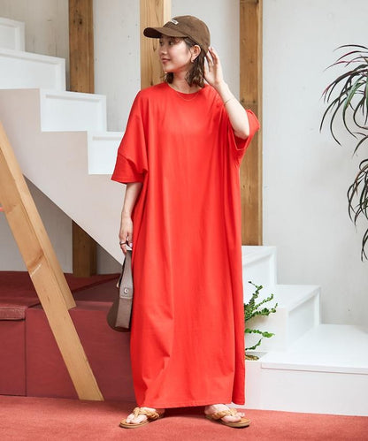 寬鬆版型 短袖 連衣裙