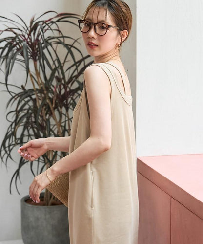 2way 吊帶內搭組合 紐扣設計 連衣裙