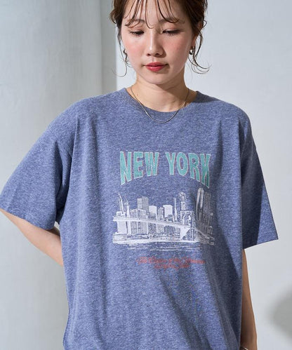 復古風 NEWYORK 短袖T恤
