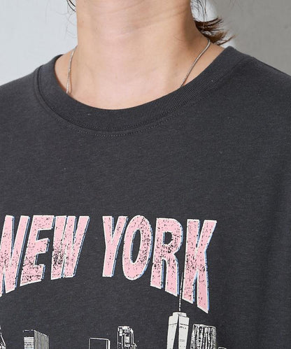 復古風 NEWYORK 短袖T恤