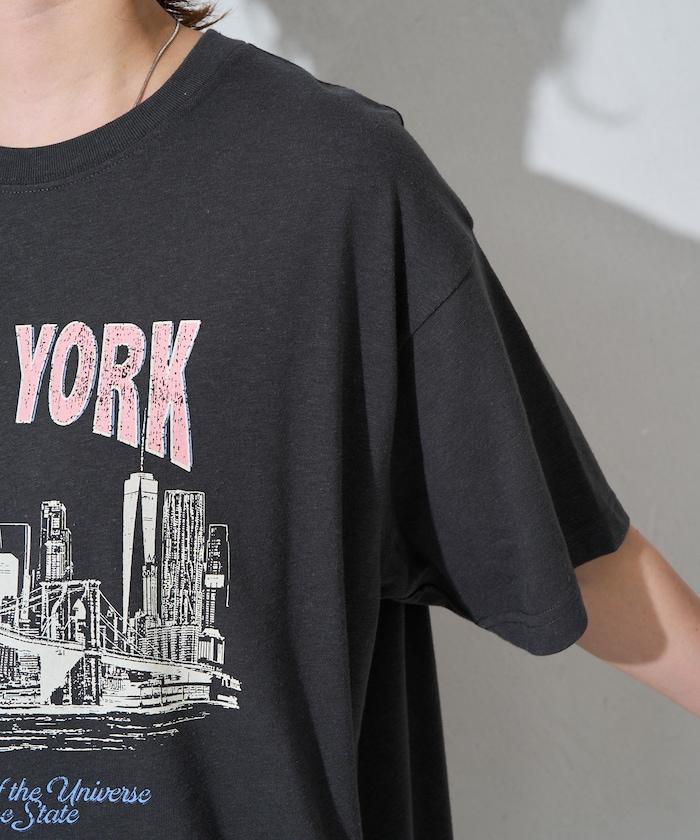 復古風 NEWYORK 短袖T恤