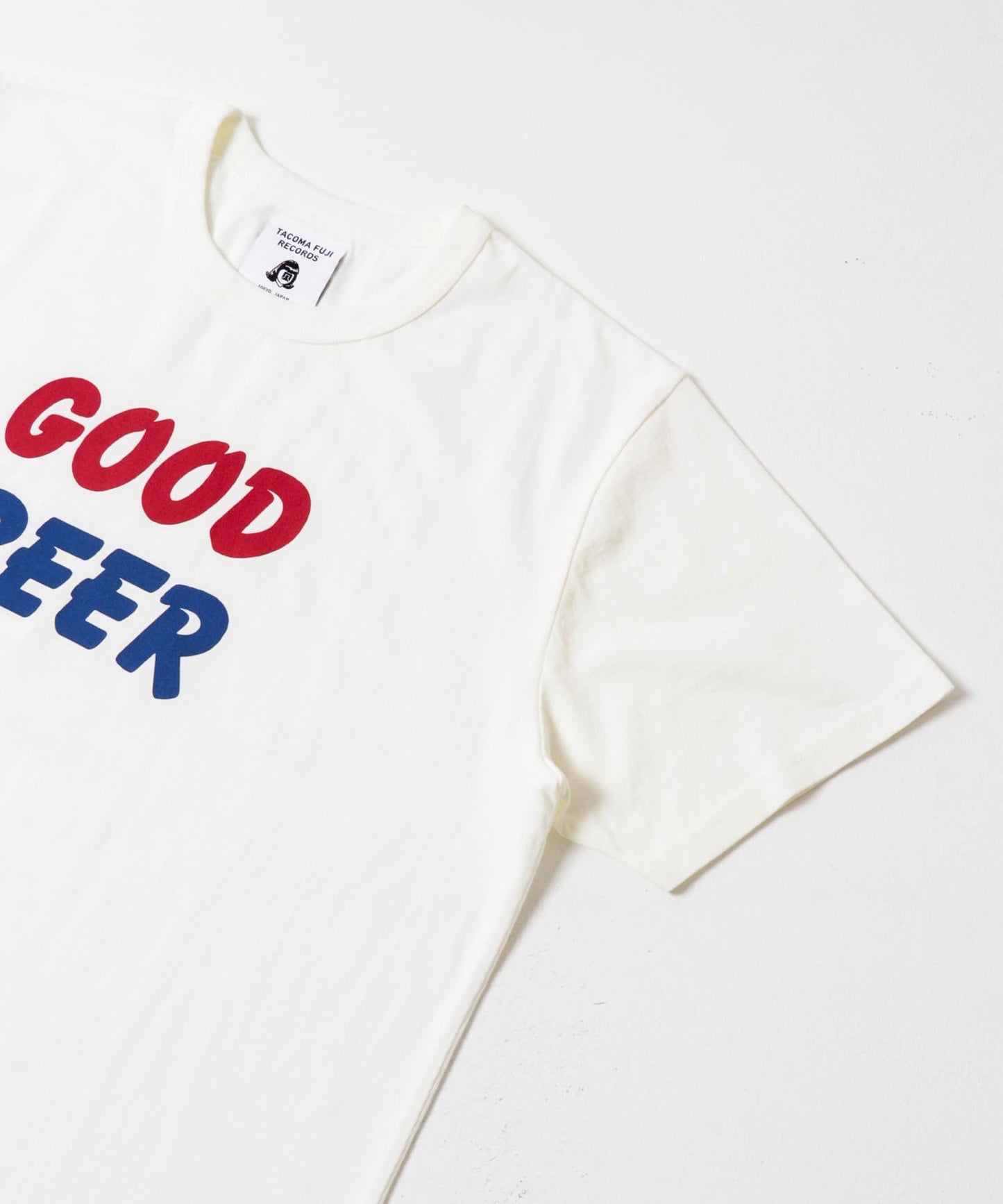 TACOMA FUJI RECORDS GOOD BEER 字母印花 T恤