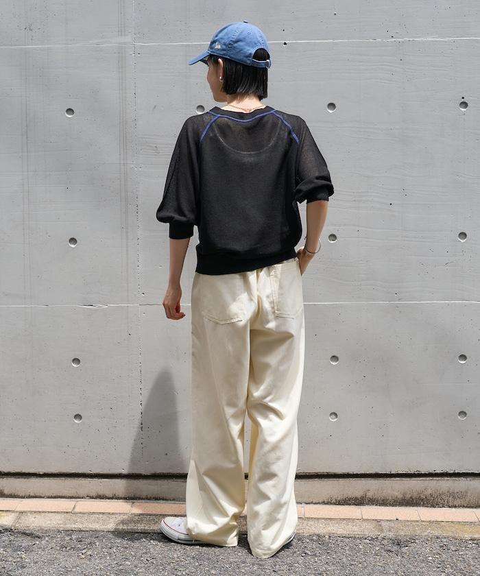 工裝闊腿休閒褲