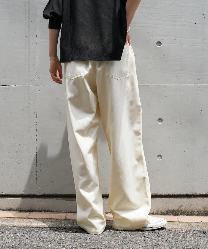 工裝闊腿休閒褲