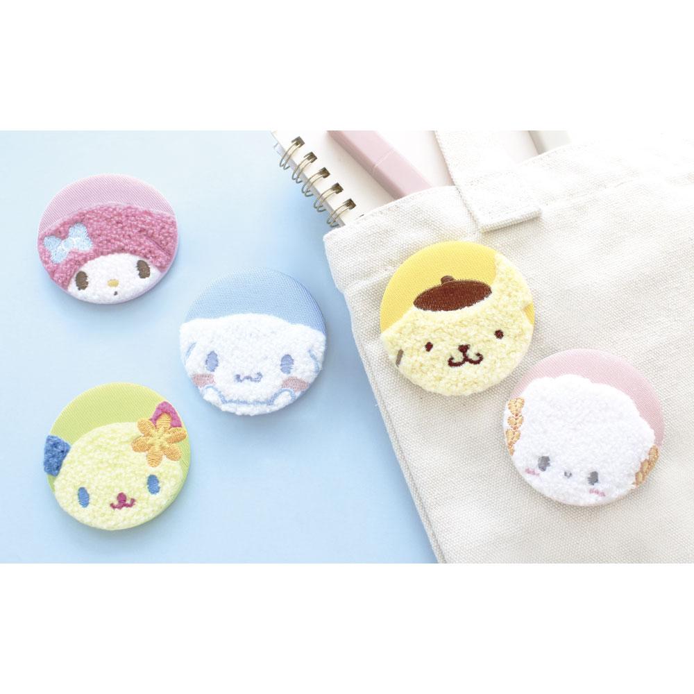 三麗歐（Sanrio） 毛茸茸絨毛系列 シークレット 第二彈 探頭款 徽章 BOX 10個裝