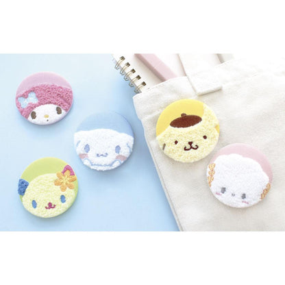 三麗歐（Sanrio） 毛茸茸絨毛系列 シークレット 第二彈 探頭款 徽章 BOX 10個裝