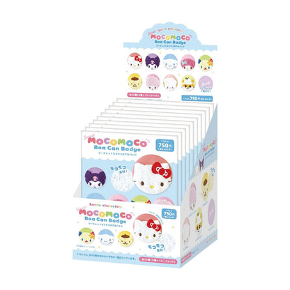 三麗歐（Sanrio） 毛茸茸絨毛系列 シークレット 第二彈 探頭款 徽章 BOX 10個裝