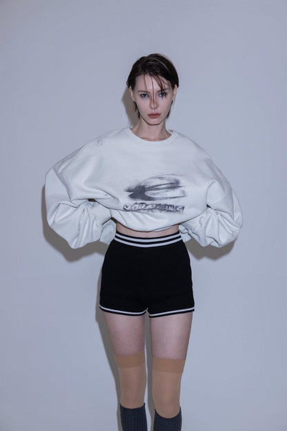 Cashmere knit 羊絨針織短褲