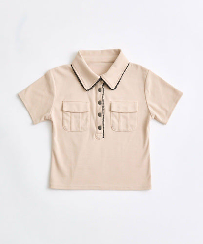 OLIVE des OLIVE 軍事風襯衫