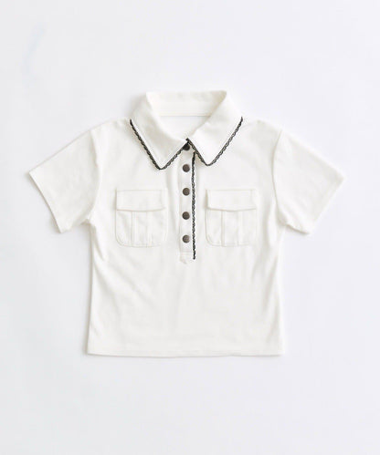 OLIVE des OLIVE 軍事風襯衫
