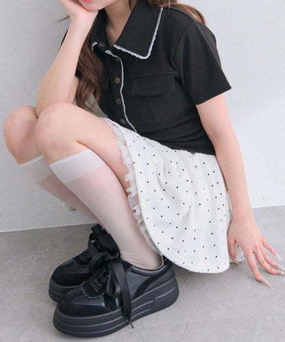 OLIVE des OLIVE 軍事風襯衫