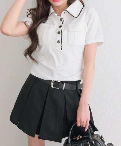OLIVE des OLIVE 軍事風襯衫