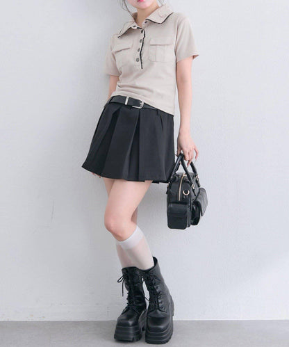 OLIVE des OLIVE 軍事風襯衫