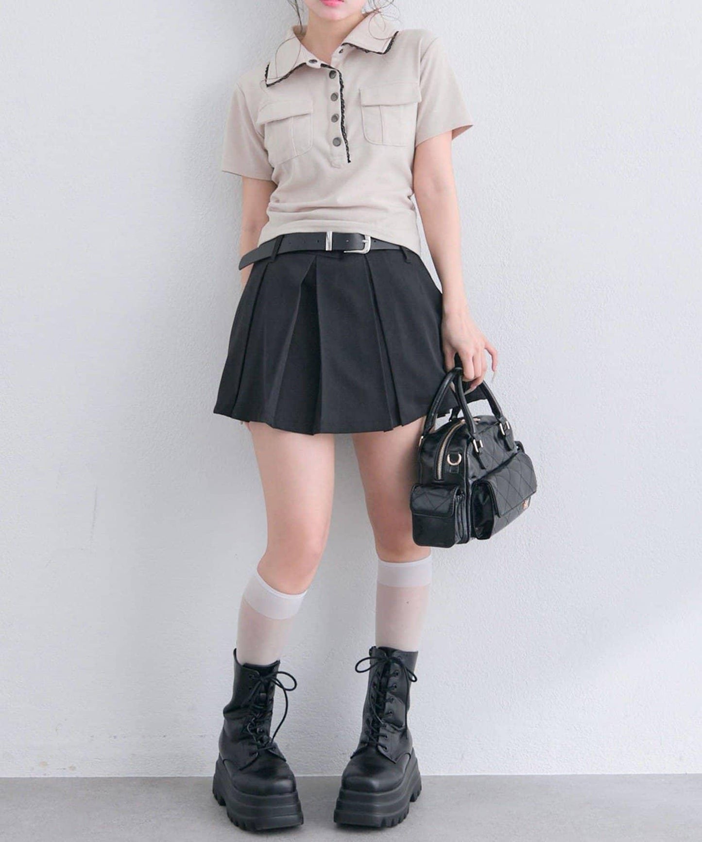 OLIVE des OLIVE 軍事風襯衫