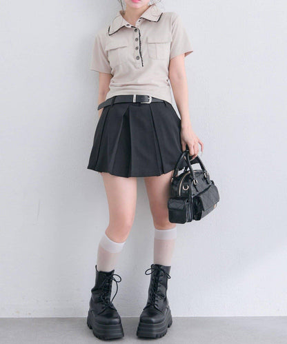 OLIVE des OLIVE 軍事風襯衫