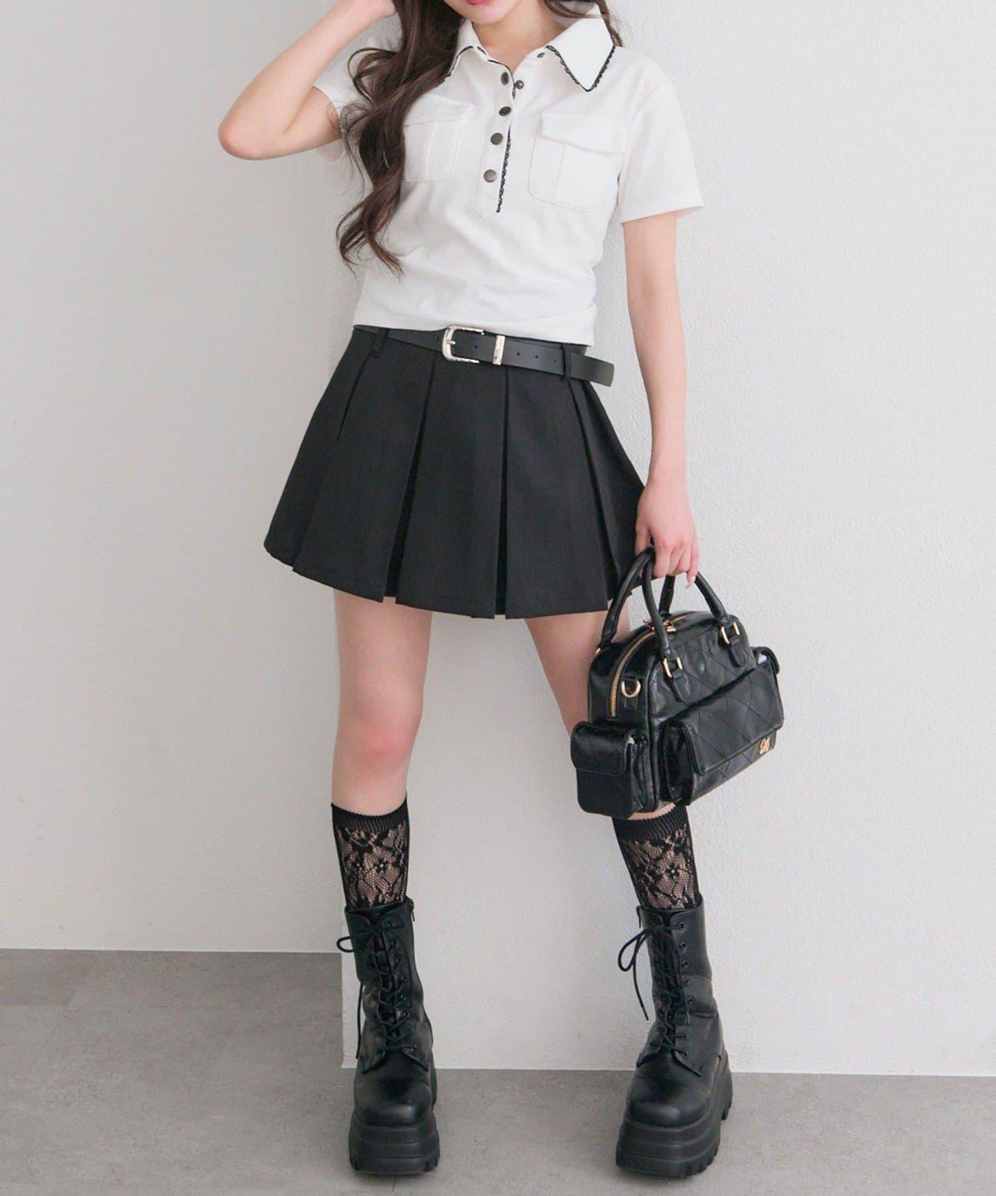 OLIVE des OLIVE 軍事風襯衫