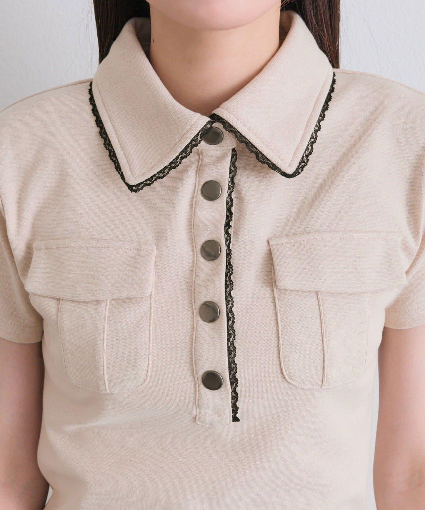 OLIVE des OLIVE 軍事風襯衫